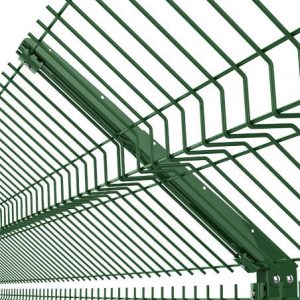 stolb-dlya-zabora-50x50x15-mm-ppk-zelenyj-ral-6005-h-3000mm-s-g-kronshtejnom